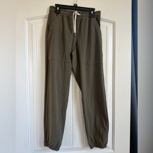 Vuori Olive Green Drawstring Joggers